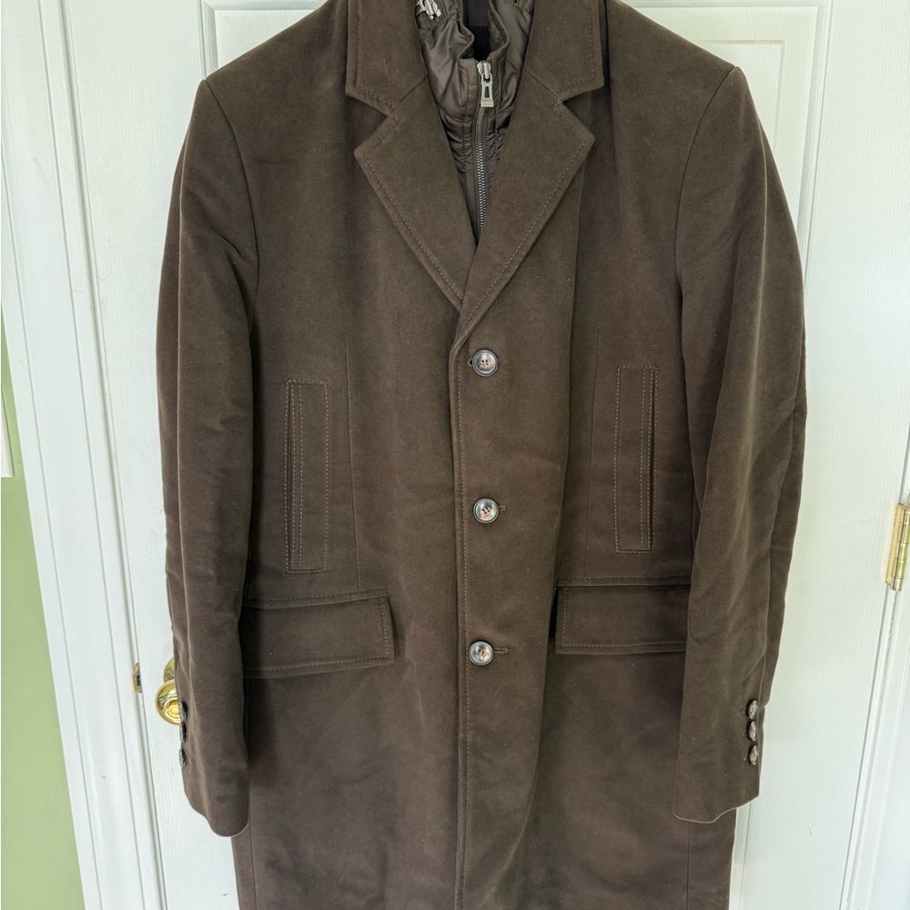 Hugo Boss Dark Brown Trench Coat